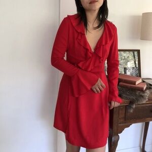 Lisa says gah Colette ruffle wrap dress